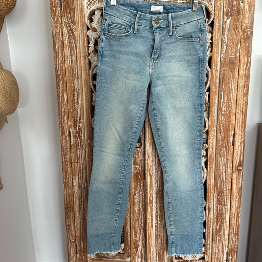 Mother The Looker Ankle Fray Ready To Roll